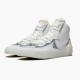 Nike Blazer Mid sacai White Grey BV0072 100 Women And Men Sports Shoes