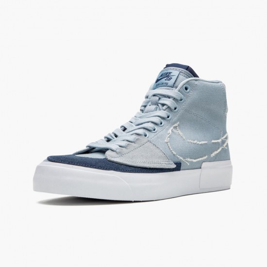 Nike SB Blazer Mid Edge Hack Pack Obsidian Mist CI3833 401 Women And Men Sports Shoes