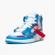 Air Jordan 1 Retro High Off White University Blue AQ0818 148 Mens Sports Shoes