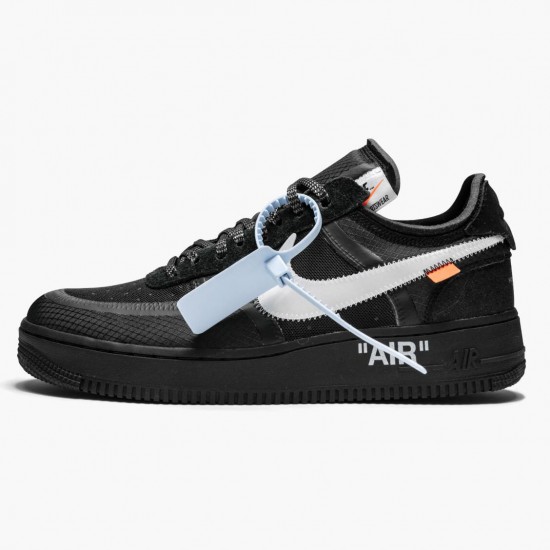 Nike Air Force 1 Low Off White Black White AO4606 001 Mens Sports Shoes