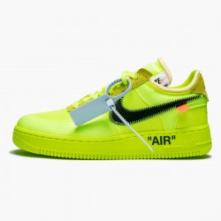 Nike Air Force 1 Low Off White Volt AO4606 700 Women And Men Sports Shoes