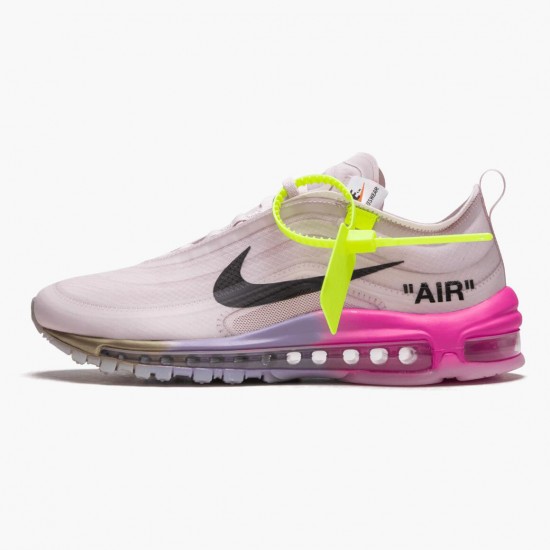 Nike Air Max 97 Off White Elemental Rose Serena Queen AJ4585 600 Mens Sports Shoes