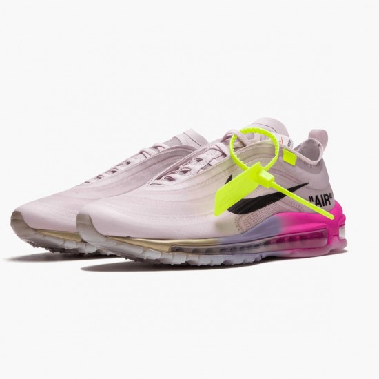 Nike Air Max 97 Off White Elemental Rose Serena Queen AJ4585 600 Mens Sports Shoes