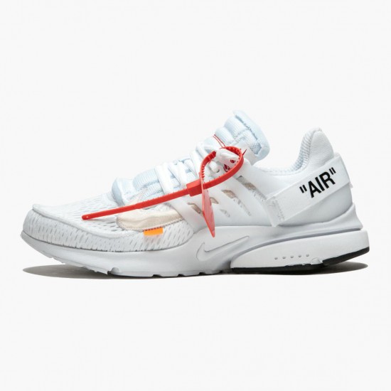 Nike Air Presto Off White White AA3830 100 Women And Men Sports Shoes