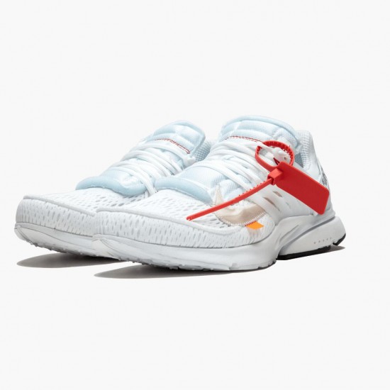 Nike Air Presto Off White White AA3830 100 Women And Men Sports Shoes