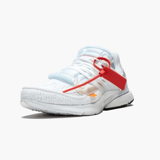 Nike Air Presto Off White White AA3830 100 Women And Men Sports Shoes