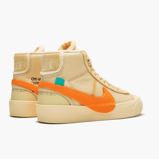 Nike Blazer Mid Off White All Hallows Eve AA3832 700 Women And Men Sports Shoes