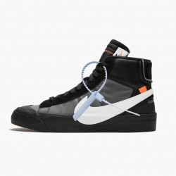 Nike Blazer Mid Off White Grim Reaper AA3832 001 Women And Men Sports Shoes