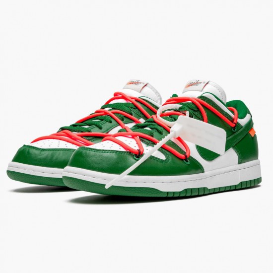 Nike Dunk Low Off White Pine Green CT0856 100 Women And Men Sports Shoes