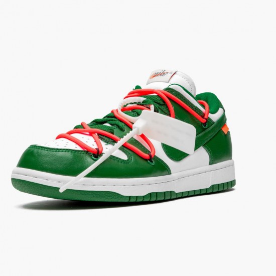 Nike Dunk Low Off White Pine Green CT0856 100 Women And Men Sports Shoes