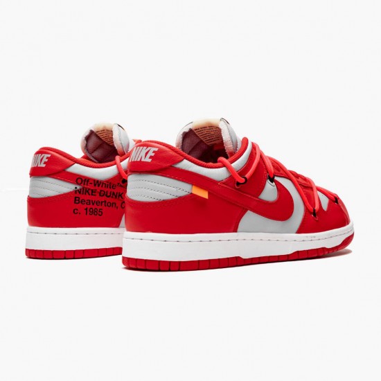 Nike Dunk Low Off White University Red CT0856 600 Women And Men Sports Shoes