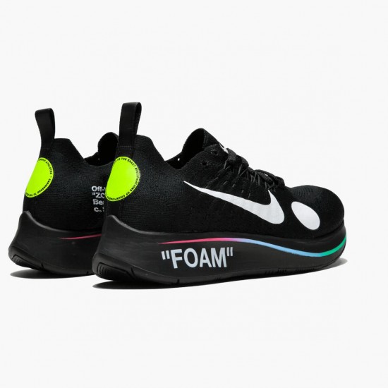 Nike Zoom Fly Mercurial Off White Black AO2115 001 Mens Sports Shoes