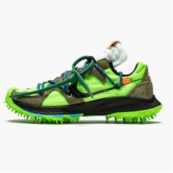 Nike Zoom Terra Kiger 5 OFF WHITE Electric Green CD8179 300 Women And Men Sports Shoes