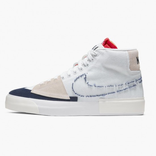 Nike SB Blazer Mid Edge Hack Pack White 