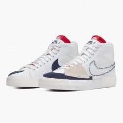 Nike SB Blazer Mid Edge Hack Pack White 