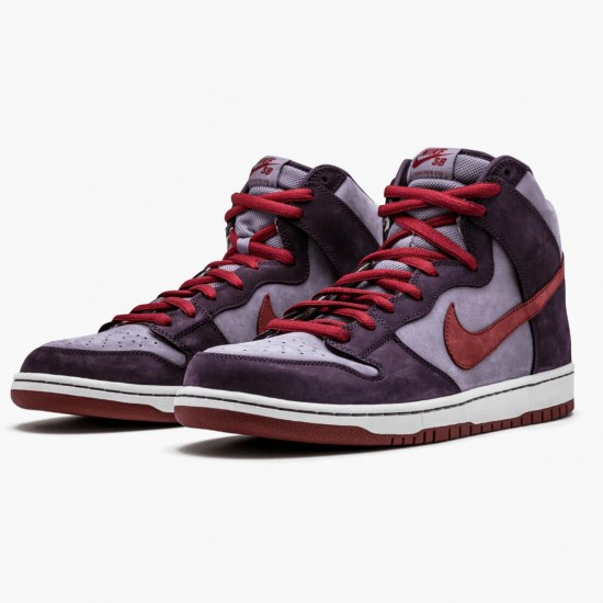 Nike Dunk SB High Daybreak Plum 313171 500 Women And Men Sports Shoes