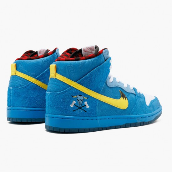 Nike Dunk SB High Familia Blue Ox 313171 471 Mens Sports Shoes