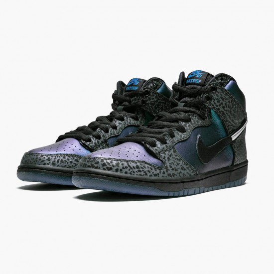 Nike SB Dunk High Black Sheep Hornet BQ6827 001 Women And Men Sports Shoes