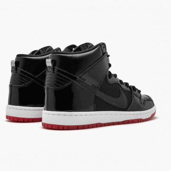 Nike SB Dunk High Bred AJ7730 001 Women And Men Sports Shoes