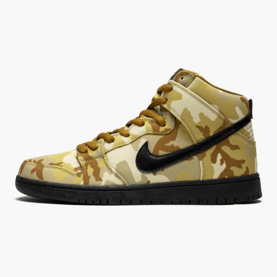 Nike SB Dunk High Pro Desert Camo BQ6826 200 Women And Men Sports Shoes