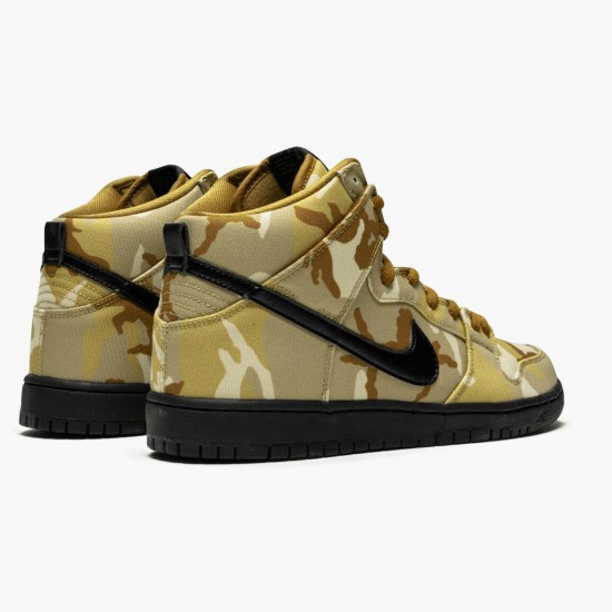 Nike SB Dunk High Pro Desert Camo BQ6826 200 Women And Men Sports Shoes