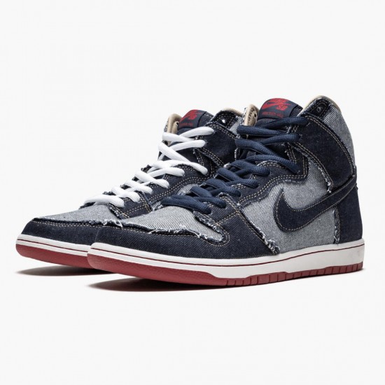 Nike SB Dunk High Reese Forbes Denim CT6680 100 Mens Sports Shoes