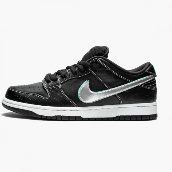 Nike SB Dunk Low Diamond Supply Co Black Diamond BV1310 001 Women And Men Sports Shoes