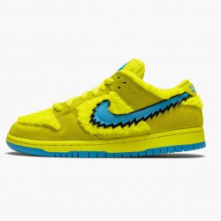 Nike SB Dunk Low Grateful Dead Bears Opti Yellow CJ5378 700 Women And Men Sports Shoes