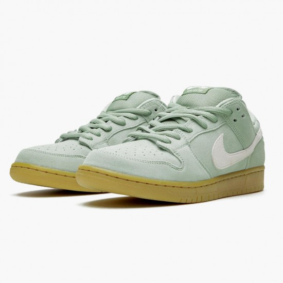 Nike SB Dunk Low Island Green Gum BQ6817 300 Women And Men Sports Shoes