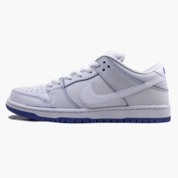 Nike SB Dunk Low Premium White Game Royal CJ6884 100 Women And Men Sports Shoes