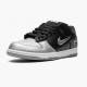 Nike SB Dunk Low Supreme Jewel Swoosh Silver CK3480 001 Women And Men Sports Shoes