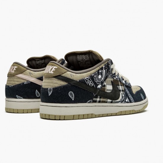 Nike SB Dunk Low Travis Scott CT5053 001 Women And Men Sports Shoes