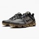 Nike Air VaporMax 2019 Black Metallic Gold AR6631 002 Women And Men Running Shoes 