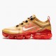 Nike Air VaporMax 2019 Club Gold Ember Glow AR6631 701 Mens Running Shoes 