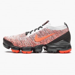 Nike Air VaporMax Flyknit 3 Bright Mango Pure Platinum AJ6900 800 Mens Running Shoes 