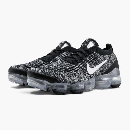 Nike Air VaporMax Flyknit 3 Oreo AJ6910 001 Women And Men Running Shoes 