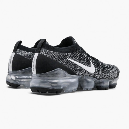 Nike Air VaporMax Flyknit 3 Oreo AJ6910 001 Women And Men Running Shoes 