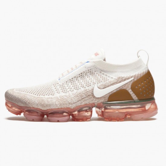 Nike Air VaporMax Moc 2 Sail Wheat AH7006 100 Women And Men Running Shoes 