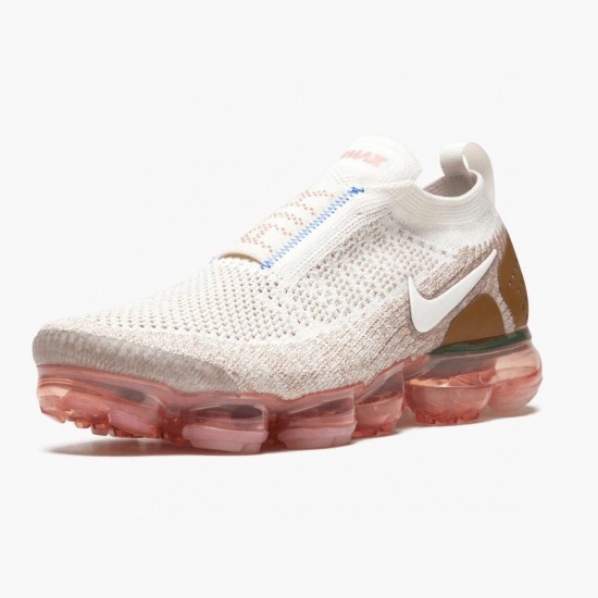 Nike Air VaporMax Moc 2 Sail Wheat AH7006 100 Women And Men Running Shoes 