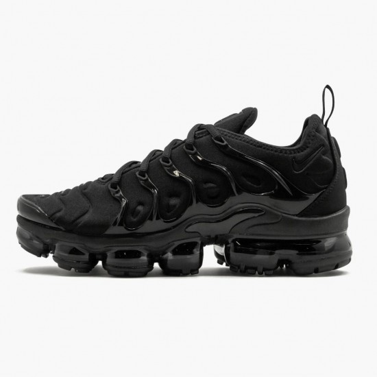 Nike Air VaporMax Plus Triple Black 924453 004 Mens Running Shoes 