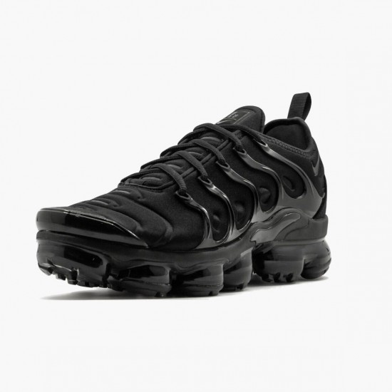 Nike Air VaporMax Plus Triple Black 924453 004 Mens Running Shoes 