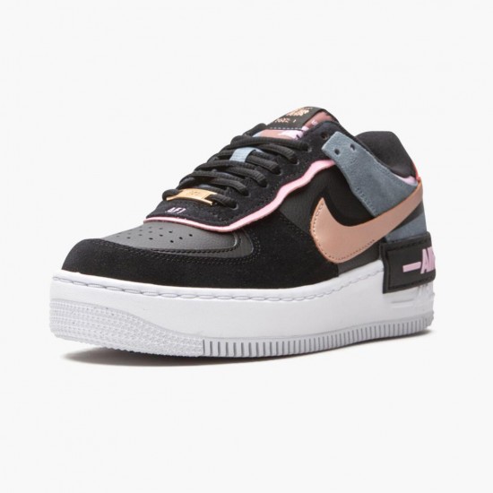 Wmns Air Force 1 Low Shadow Black Light Arctic Pink Claystone Red CU5315-001