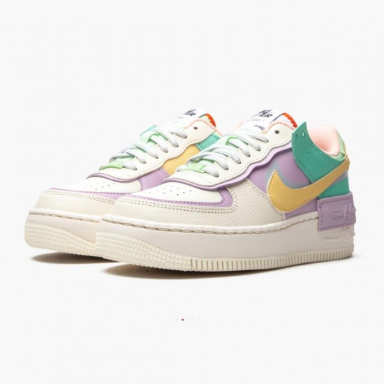 Wmns Air Force 1 Low Shadow "Pale Ivory " Running Shoes CI0919 101