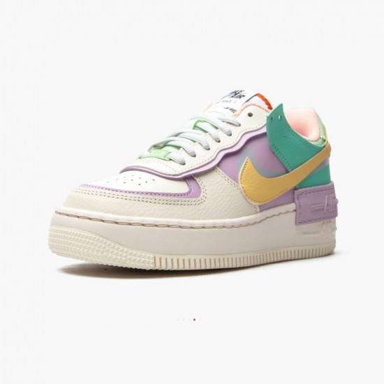 Wmns Air Force 1 Low Shadow "Pale Ivory " Running Shoes CI0919 101