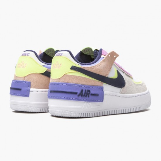 Wmns Air Force 1 Low Shadow "Photon Dust Crimson Tint" Running Shoes CI0919 101