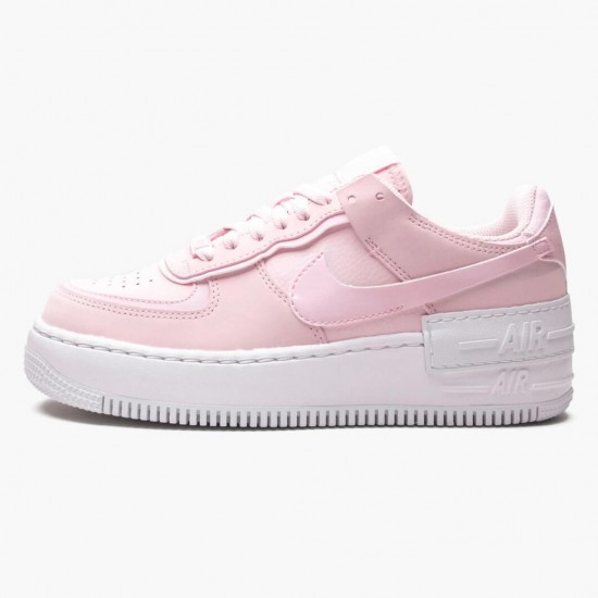 Wmns Air Force 1 Shadow Pink Foam Running Shoes CV3020-600