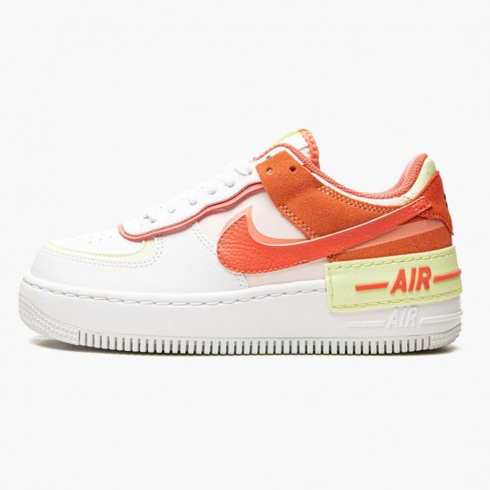 Wmns Air Force 1 Shadow White Magic Ember Running Shoes CI0919-110