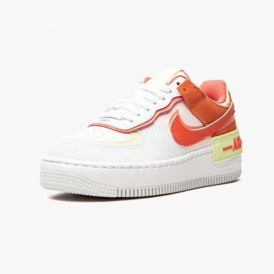 Wmns Air Force 1 Shadow White Magic Ember Running Shoes CI0919-110