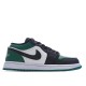 Air Jordan 1 Low Green Toe 553558-371 Women Men AJ1 Shoes