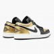 Air Jordan 1 Low "Gold Toe" Unisex Basketball Shoes CQ9447 700 Black/Gold-Black AJ1 Jordan Sneakers